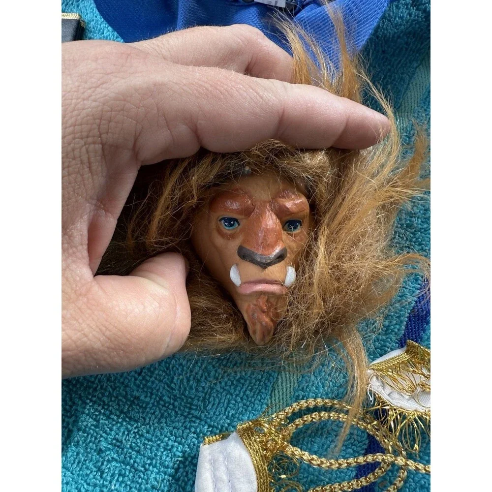 Disney 1991 Mattel Beauty & The Beast Princes Outfit & Mask 2 Dresses +